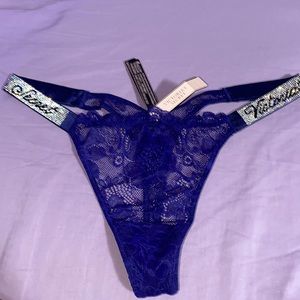 NEW…VICTORIA'S SECRET Blue G-String